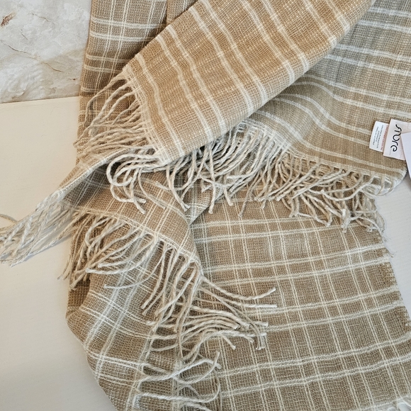 Fibre By Auskin Linen Wool Throw Blanket - Picture 7 of 16